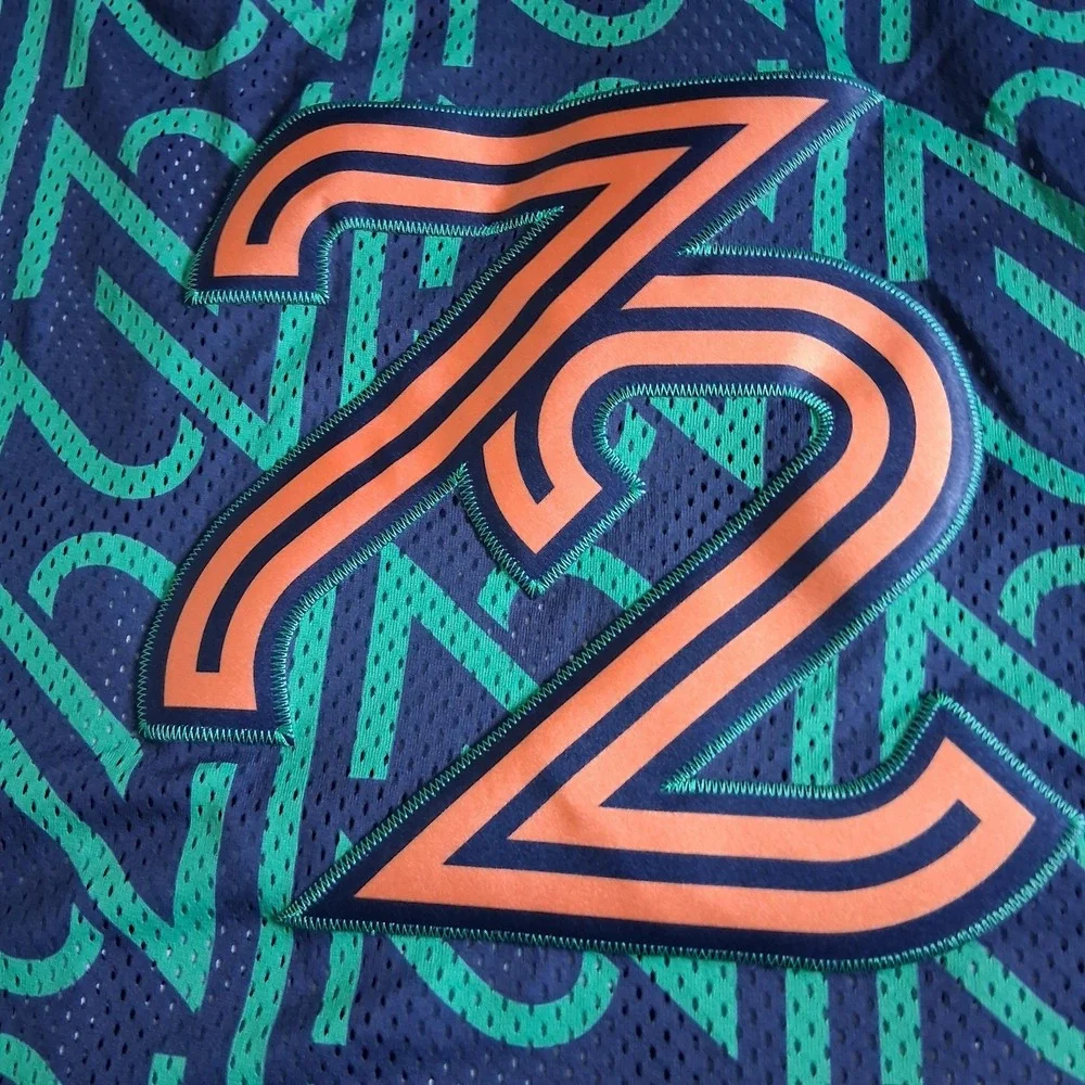 NWT Nike Miami 305 Dade County 72 Dolphins Mesh Practice Crop Jersey Mens 2XL
